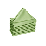 Hoydu Set of 8 Cotton OR Poly Cotton Napkins Apple Green