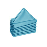 Hoydu Set of 8 Cotton OR Poly Cotton Napkins Aqua