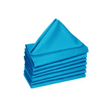 Hoydu Set of 8 Cotton OR Poly Cotton Napkins Blue Bird