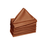 Hoydu Set of 8 Cotton OR Poly Cotton Napkins Copper