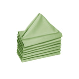 Hoydu Set of 8 Cotton OR Poly Cotton Napkins Reed Green