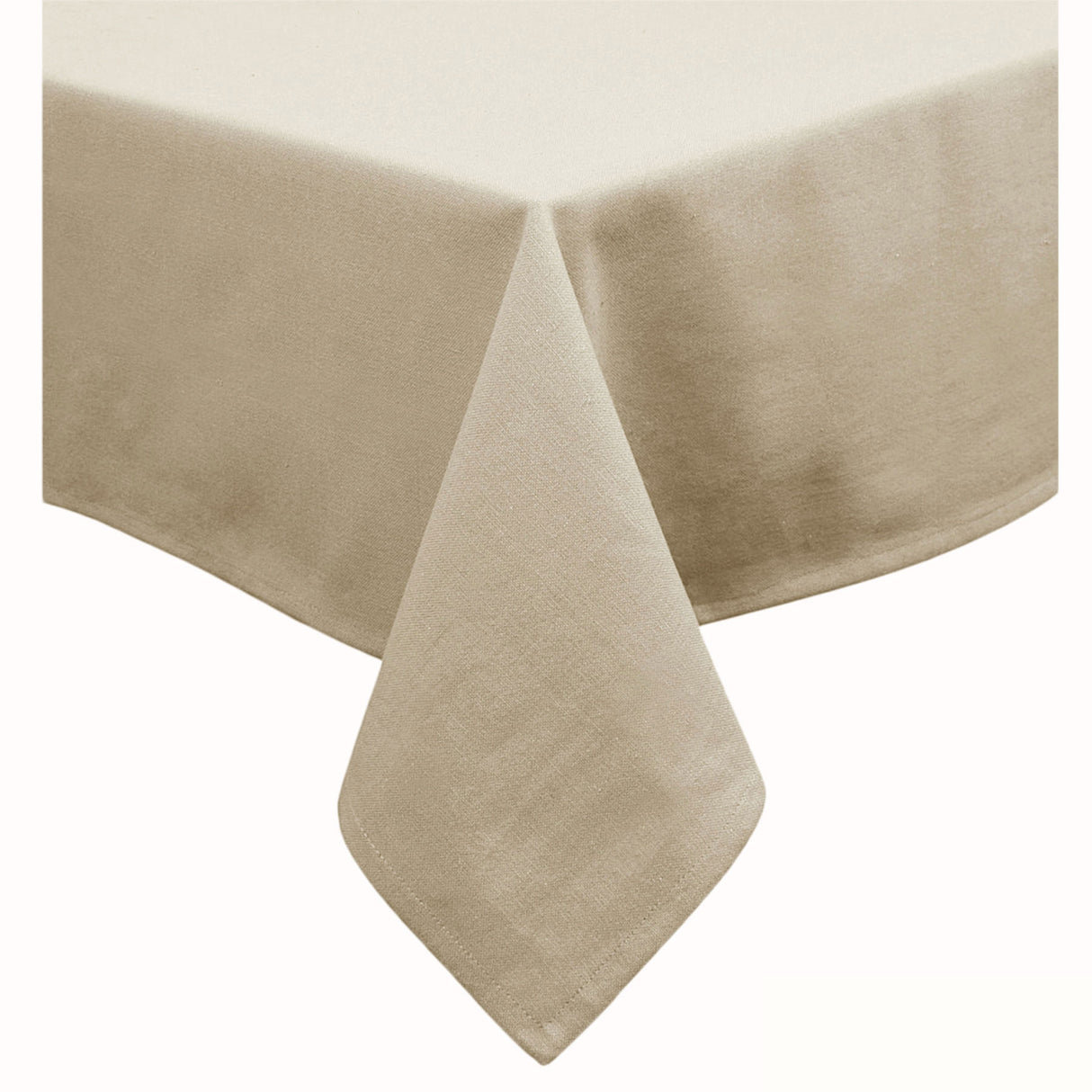 Hoydu Cotton Blend Table Cloth 170cm x 360cm - PEBBLE
