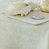 Damask Embossed Tablecloth 170 x 360 cm  Ivory (aka Whisper White)