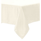 Polyester Cotton Tablecloth Ivory 150 x 220 cm