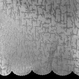 Jacquard Table Cloth Scribble Grey 135 x 180 cm - Side View
