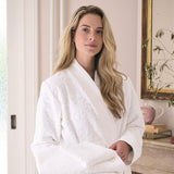 PIP Studio Mosaic de Pip White Cotton Bathrobe XX-Large - Side View