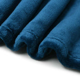 Accessorize Ink Blue Super Soft Hooded Blanket Extra Large - Top-Down View