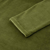 Accessorize Moss Green Super Soft Hooded Blanket Extra Large - 45-Degree Angle