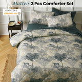 Big Sleep 3 Piece Matteo Comforter Set King - Front View