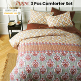 Big Sleep 3 Piece Pippa Comforter Set King - Front View