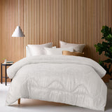 Vera Luxe 3-Piece Jacquard Comforter Set for Queen Beds