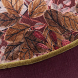 KAAT Amsterdam Asa Multi Botanical Round Filled Cushion 40cm Diameter - Side View