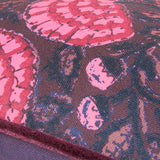 KAAT Amsterdam Ayda Pink Floral Square Filled Cushion 45cm x 45cm - Side View