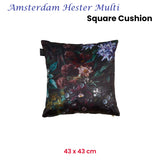 KAAT Amsterdam Hester Multi Botanical Square Filled Cushion 43cm x 43cm - Front View