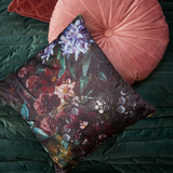 KAAT Amsterdam Hester Multi Botanical Square Filled Cushion 43cm x 43cm - Top-Down View