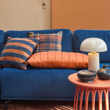 KAAT Amsterdam Nissa Multi Stripe Square Filled Cushion 45cm x 45cm - Rear View