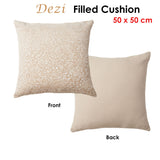 Accessorize Dezi Filled Cushion 50 x 50 cm - Front View