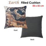 Accessorize Earth Filled Cushion 50 x 50 cm - Front View