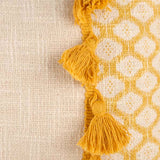 Accessorize Eleni Ochre Rectangular Filled Cushion 30cm x 50cm - Side View