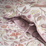 PIP Studio Garden of Dove Off White Cotton Cover Oblong Cushion 35cm x 60cm - Side View