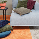 KAAT Amsterdam Spartan Green Animal Print Oblong Filled Cushion 30cm x 50cm - Side View