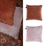 Bedding House Svenja Terracotta Filled Square Cushion - 45-Degree Angle