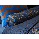 PIP Studio Tutti i Fiori Dark Blue Cotton Cover Roll Cushion 22cm x 70cm