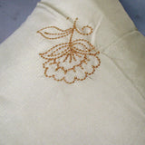 Accessorize Set of 2 Tiarni Embroidery Faux Silk Square Cushion Covers - Side View