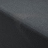 Accessorize 400TC Charcoal Bamboo Cotton Fitted Sheet 40cm Wall Queen - Side View