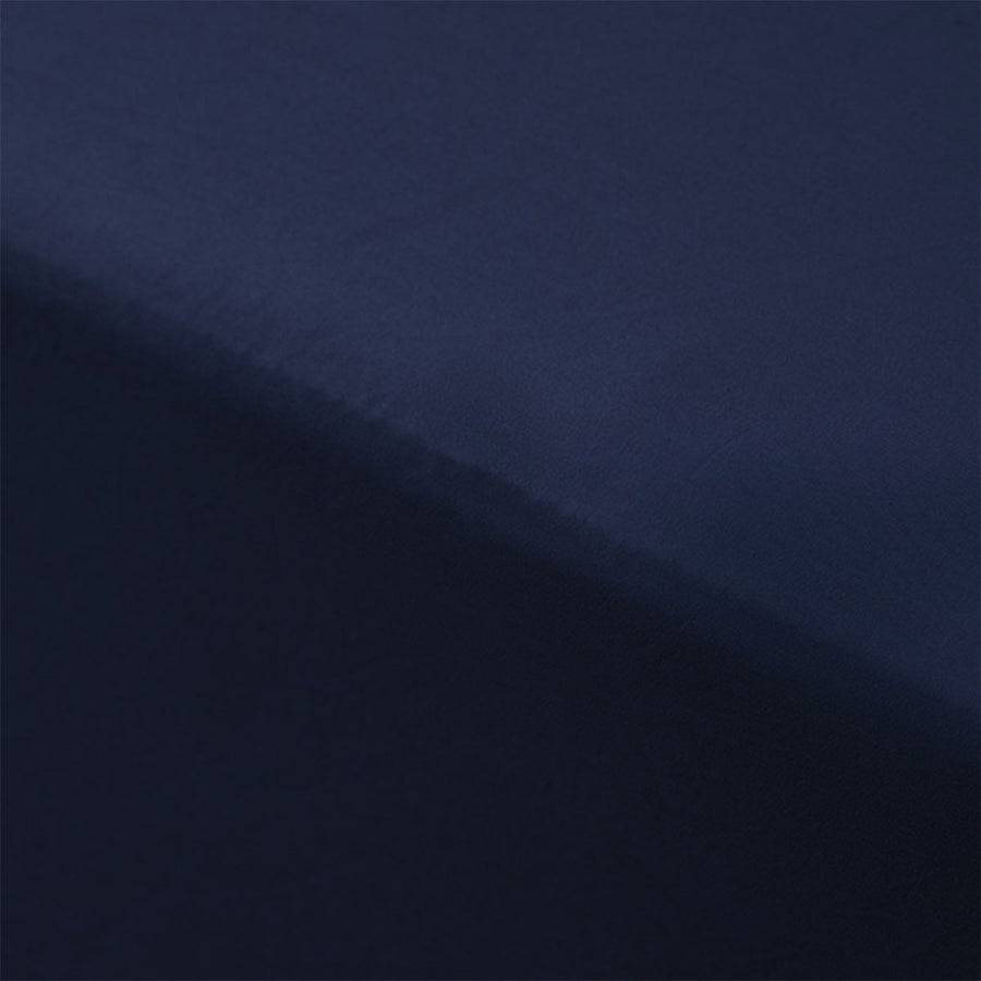 Accessorize Navy Bamboo Cotton Mega Fitted Sheet 50cm Wall Queen