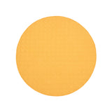 Little Gem Round Linen Cotton Baby Play Mat Marigold 130cm Diameter - Front View