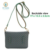 PIP Studio Star Tile Dark Blue Belt Bag - Side View