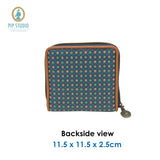PIP Studio Flirting Birds Dark Blue Square Wallet - Side View