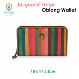 PIP Studio Jacquard Stripe Multi Oblong Wallet - Front View