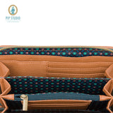 PIP Studio Jacquard Stripe Multi Oblong Wallet - Top-Down View