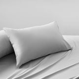 Accessorize Grey 400TC Bamboo Cotton Pair of Standard Pillowcases 48 x 73 + 15cm - Front View