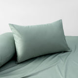 Accessorize Sage 400TC Bamboo Cotton Pair of Standard Pillowcases 48 x 73 + 15cm - Front View