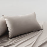Accessorize Stone 400TC Bamboo Cotton Pair of Standard Pillowcases 48 x 73 + 15cm - Front View