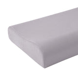Accessorize Silver Cotton Rich Contour Pillowcase 40x60x12cm - Front View