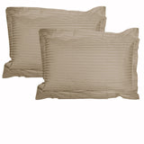 Accessorize 325TC Striped Jumbo/Queen Pillowcase Set - 2 Pack in Cotton