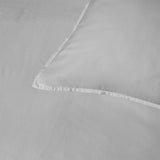 Accessorize Grey 400TC Grey Bamboo Cotton Double Stitched Quilt Cover Set Double - Side View