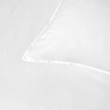 Accessorize White 400TC White Bamboo Cotton Double Stitched Quilt Cover Set Queen - Side View