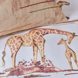 Bedding House Big Five Natural Cotton Quilt Cover Set Single - Side View