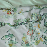 Bedding House Blossom Grey Quilt Cover Set Super King - Front View