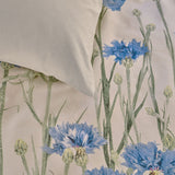 Bedding House Cornflower Sand 100% Cotton Percale Quilt Cover Set Queen - Top-Down View