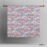 Accessorize Amara Washed Cotton Printed Reversible Quilt Cover Set Queen - Side View