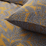 Accessorize Clove Washed Cotton Printed Reversible Quilt Cover Set King - 45-Degree Angle