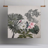 Accessorize Curiosity Washed Cotton Printed Quilt Cover Set Queen - Side View
