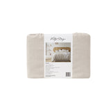 Vintage Design Homewares Natural French Linen Quilt Cover Set Double - Side View