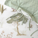 PIP Studio Giardini di Frutta White Cotton Quilt Cover Set King - Side View